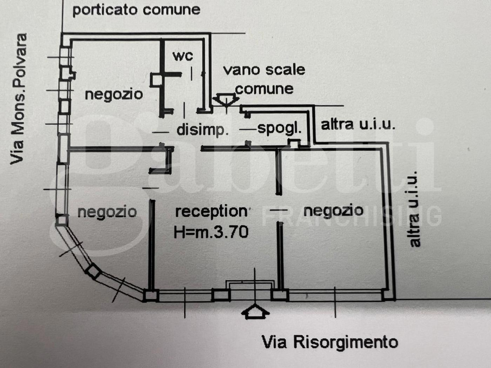 Negozio - Planimetry 1