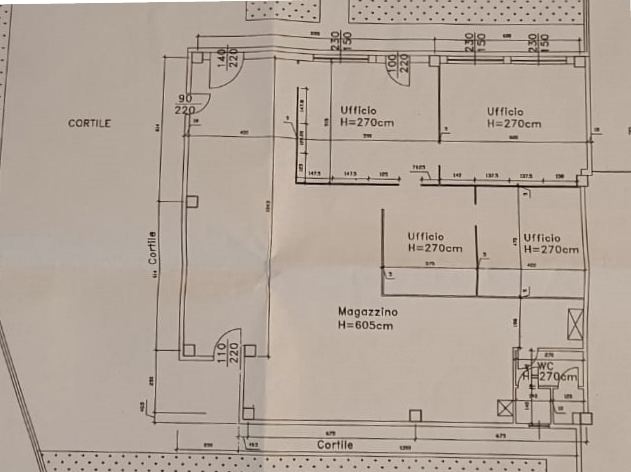 Capannone - Planimetry 1