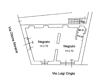 Negozio - Planimetry 1