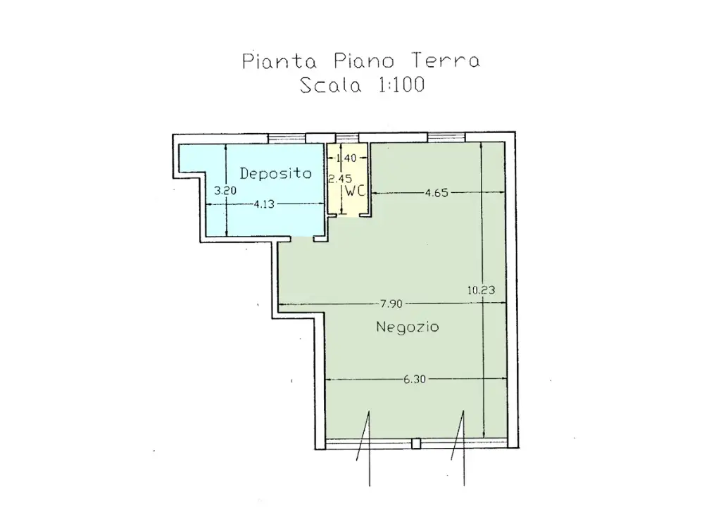 Negozio - Planimetry 1
