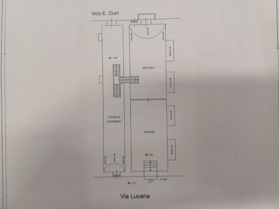Negozio - Planimetry 1