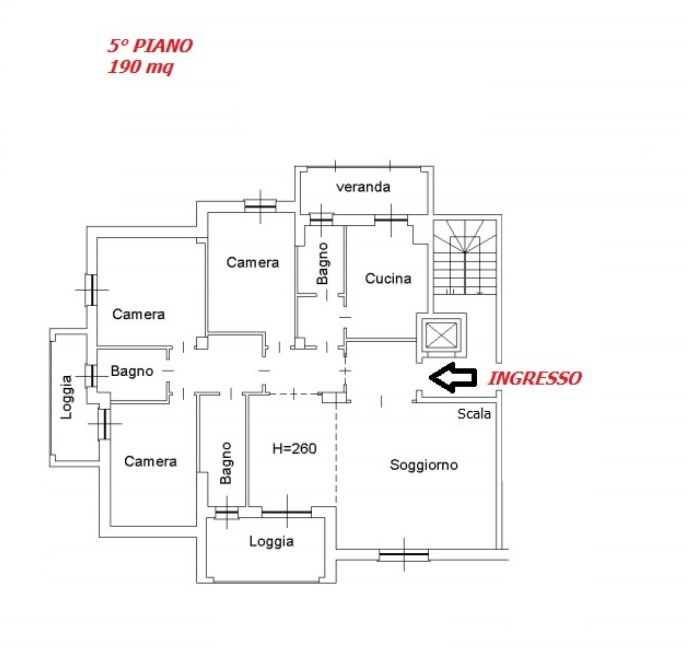 Appartamento - Planimetry 1