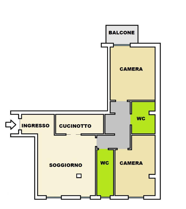 Appartamento - Planimetry 1