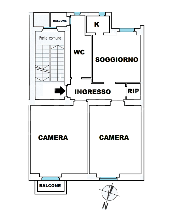Appartamento - Planimetry 1