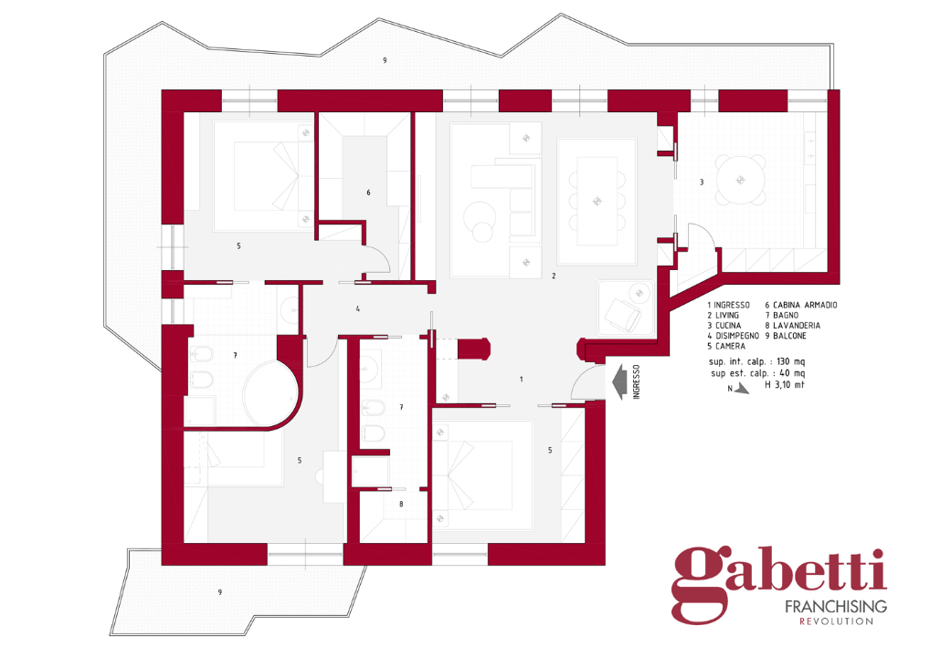 Appartamento - Planimetry 1