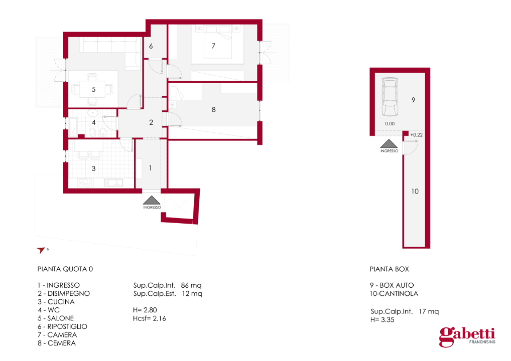 Appartamento - Planimetry 1