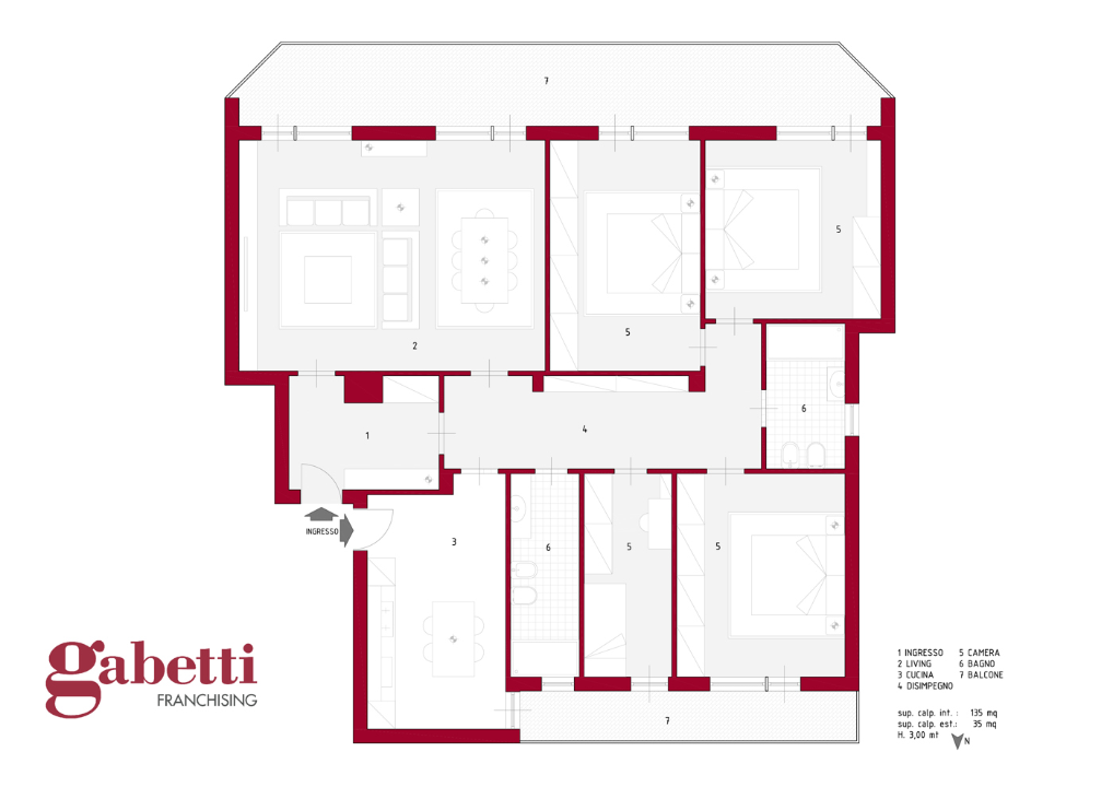 Appartamento - Planimetry 1