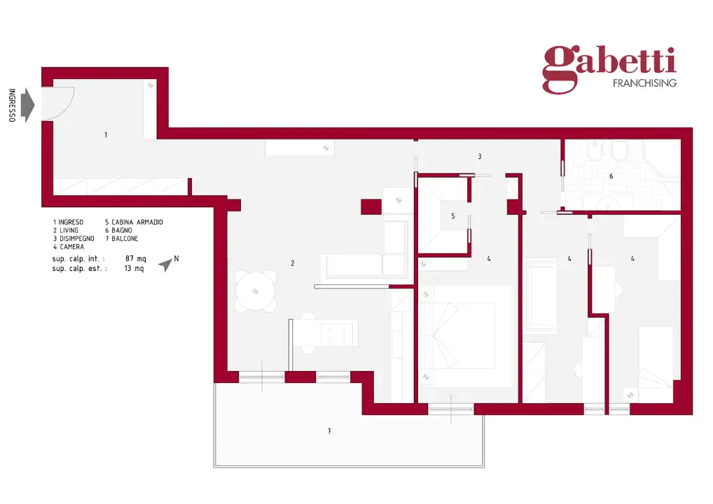 Appartamento - Planimetry 1