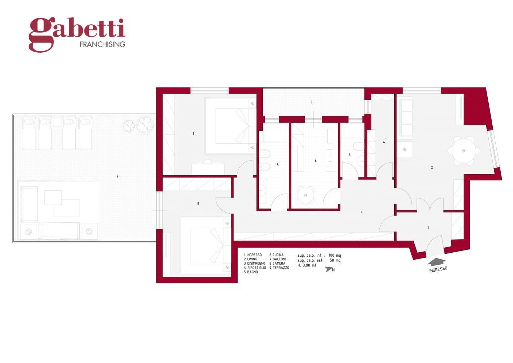 Appartamento - Planimetry 1