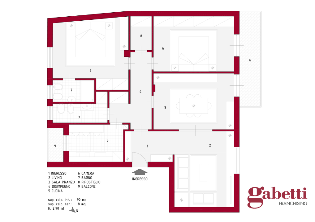 Appartamento - Planimetry 1