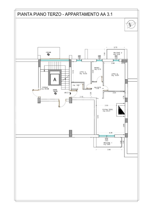 Appartamento - Planimetry 1