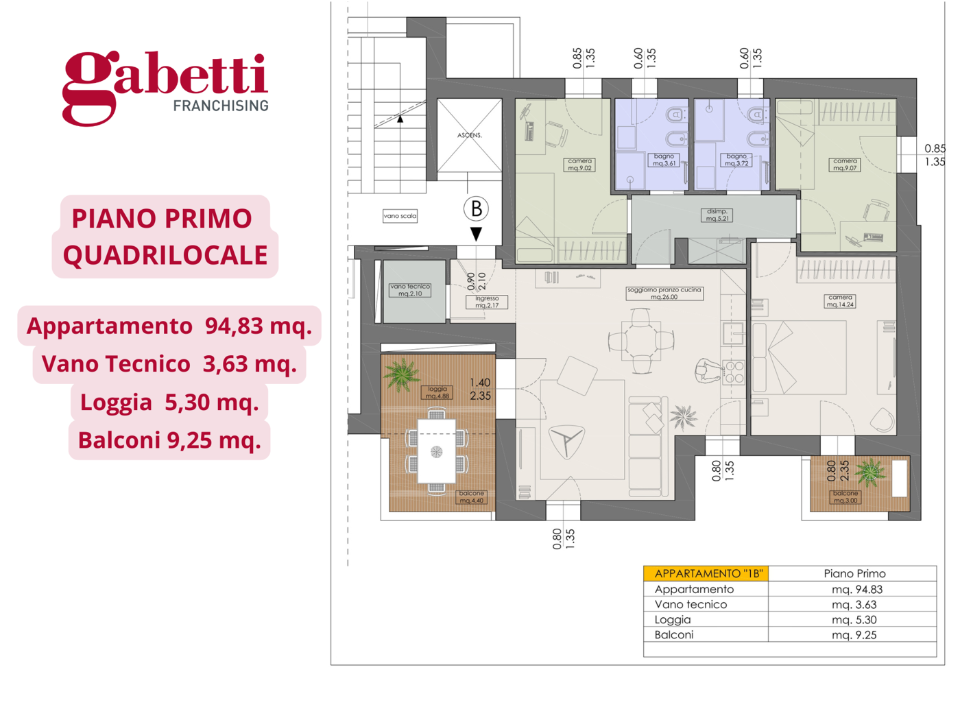 Appartamento - Planimetry 1