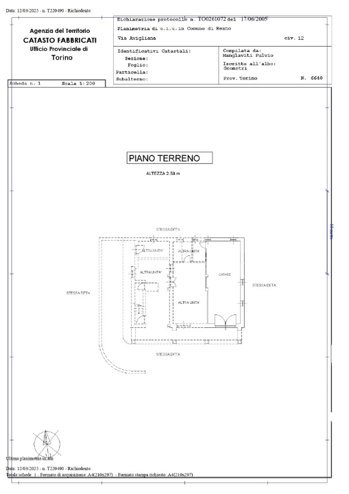 Villa - Planimetry 1
