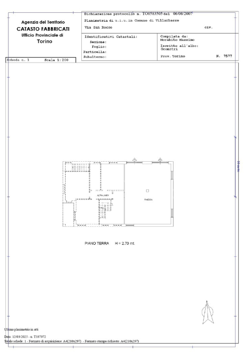 Villa - Planimetry 2