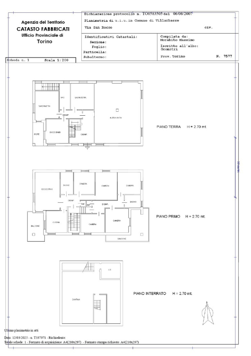 Villa - Planimetry 1