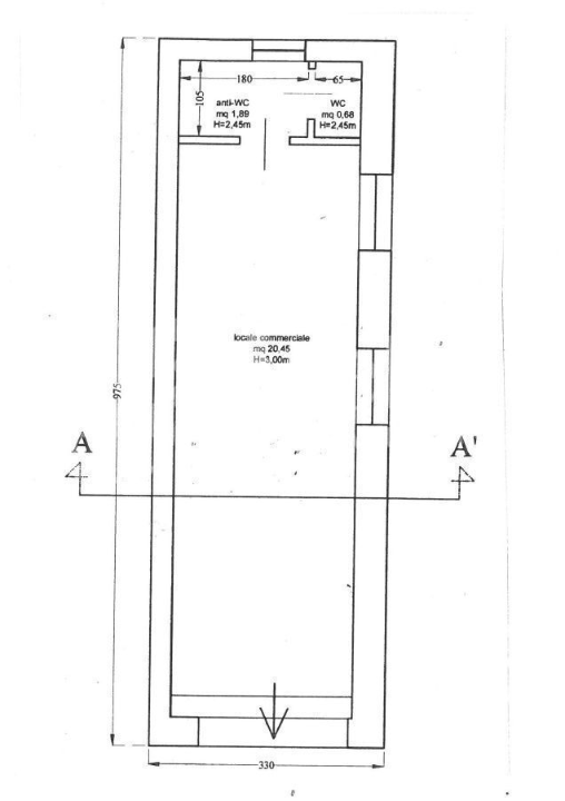 Negozio - Planimetry 1