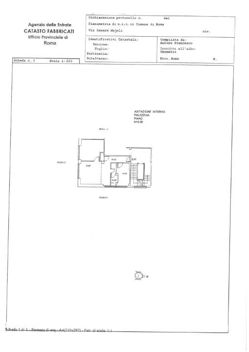 Appartamento - Planimetry 1