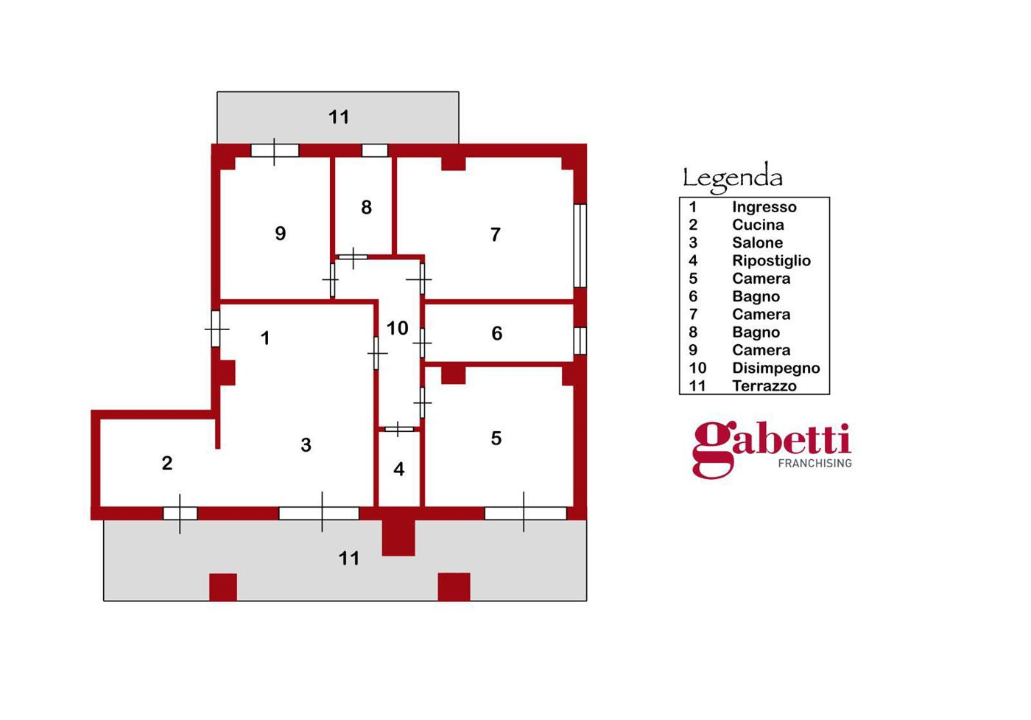 Appartamento - Planimetry 1