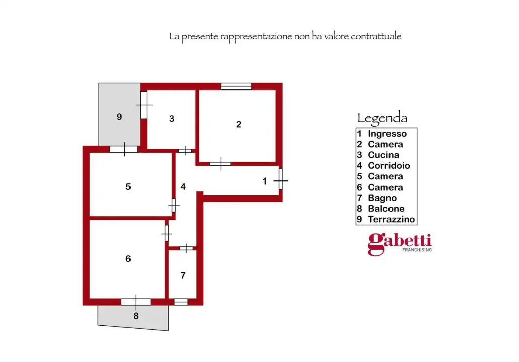 Appartamento - Planimetry 1