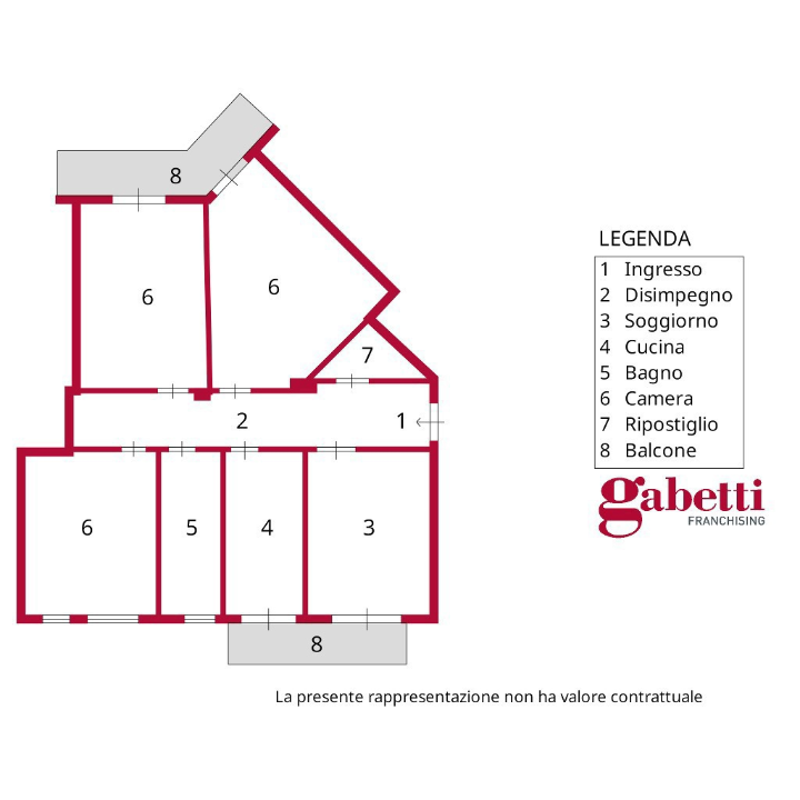 Appartamento - Planimetry 1