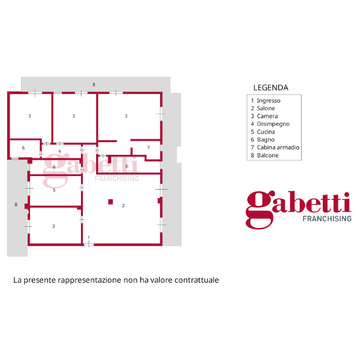 Appartamento - Planimetry 1