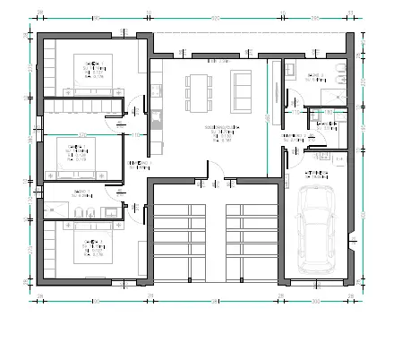 Villa - Planimetry 1