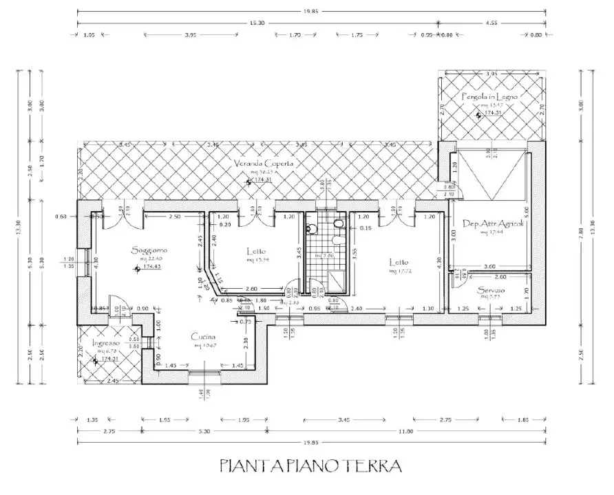 Villa - Planimetry 1