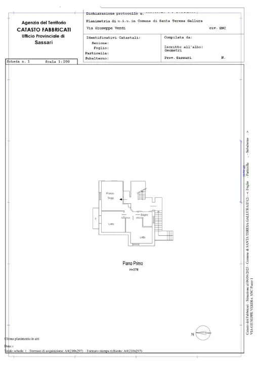 Appartamento - Planimetry 1