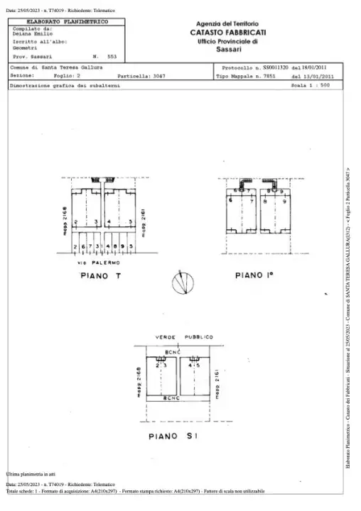 Palazzina - Planimetry 1