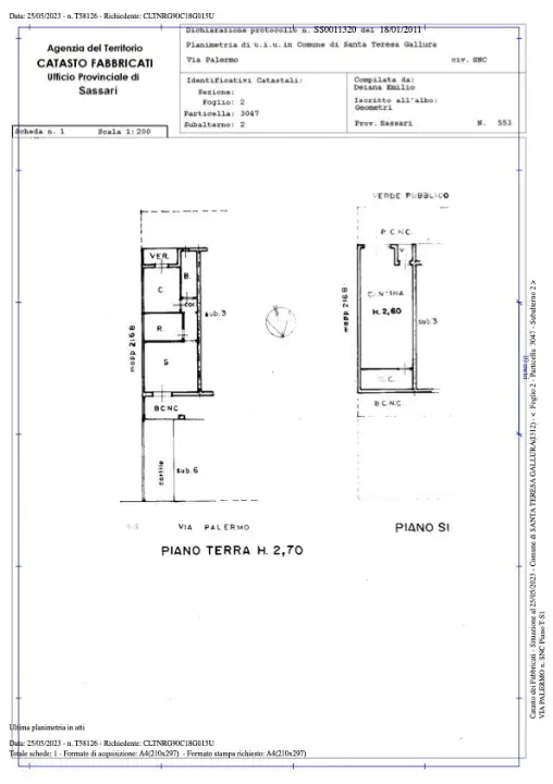 Palazzina - Planimetry 2