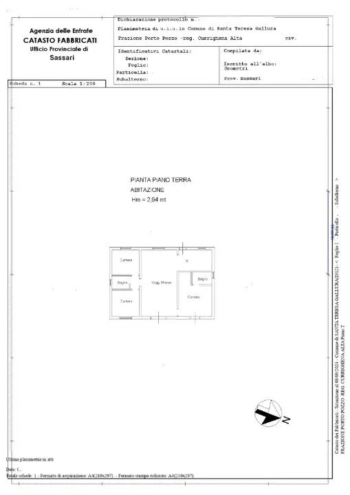 Casa Indipendente - Planimetry 1