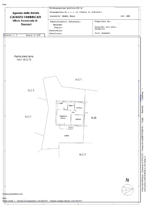 Casa Indipendente - Planimetry 3