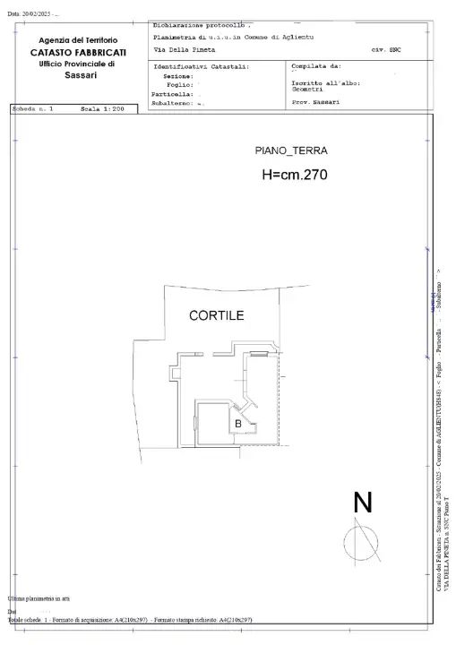Villa - Planimetry 1