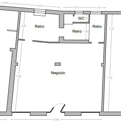 Negozio - Planimetry 1