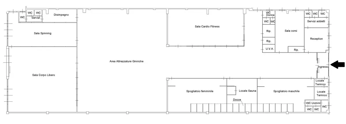 Capannone - Planimetry 1
