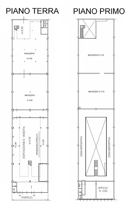 Capannone - Planimetry 1