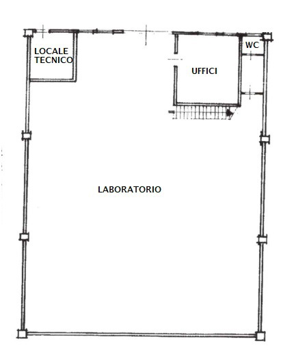 Capannone - Planimetry 1