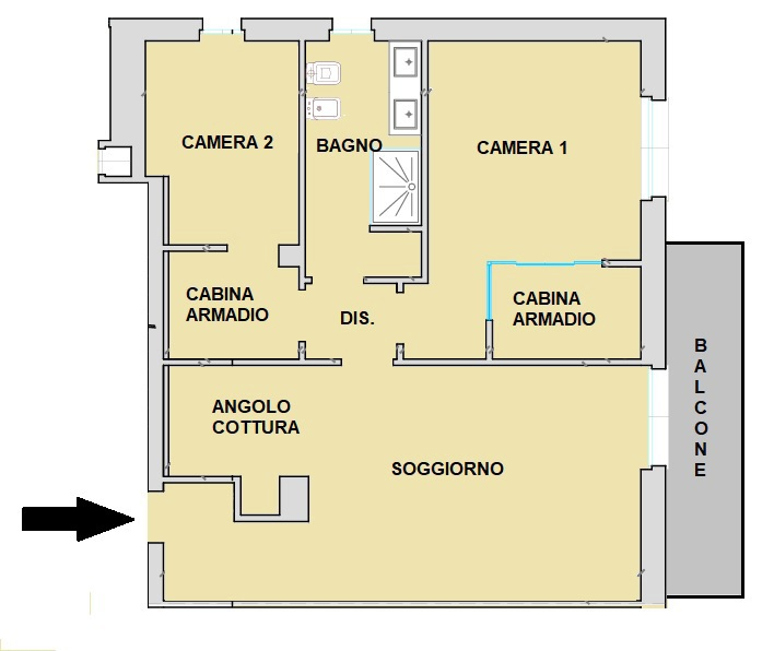 Appartamento - Planimetry 1