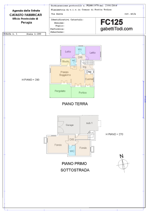 Casa Indipendente - Planimetry 1