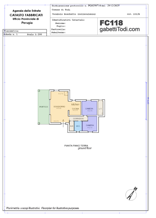 Casa Indipendente - Planimetry 1