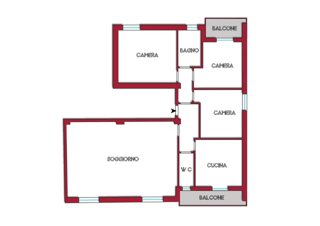 Appartamento - Planimetry 1