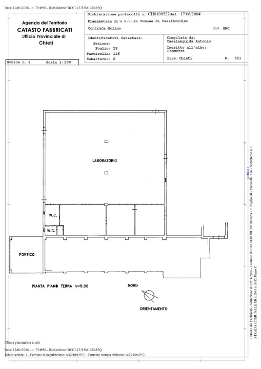 Capannone - Planimetry 3