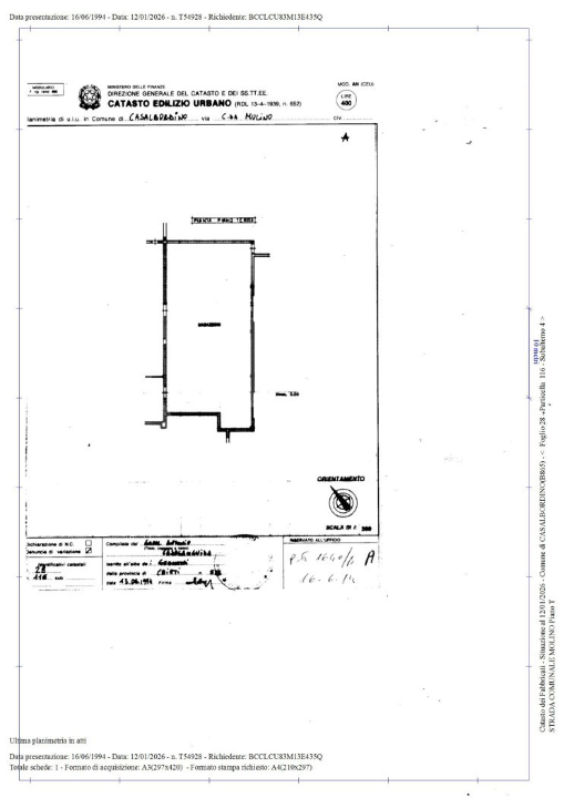 Capannone - Planimetry 1