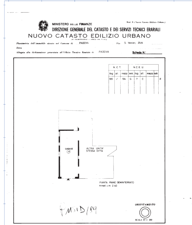 Villa - Planimetry 1