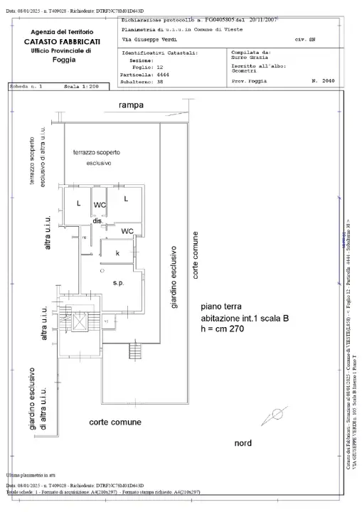 Appartamento - Planimetry 1