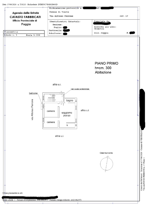 Appartamento - Planimetry 1