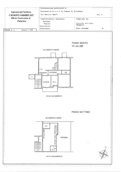 Appartamento - Planimetry 1