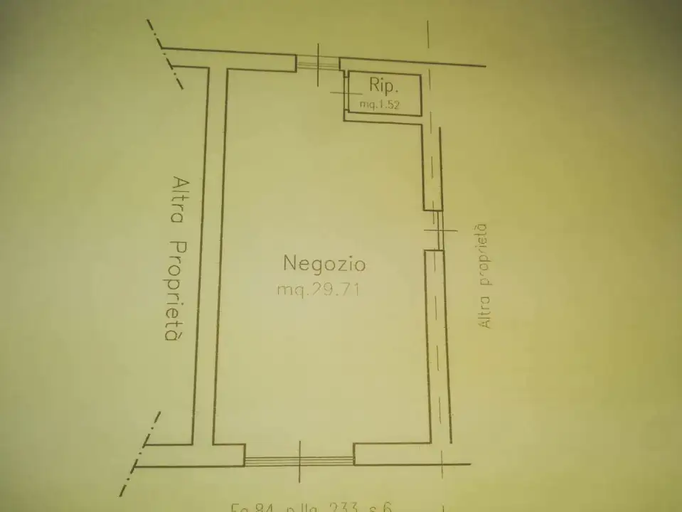 Negozio - Planimetry 1
