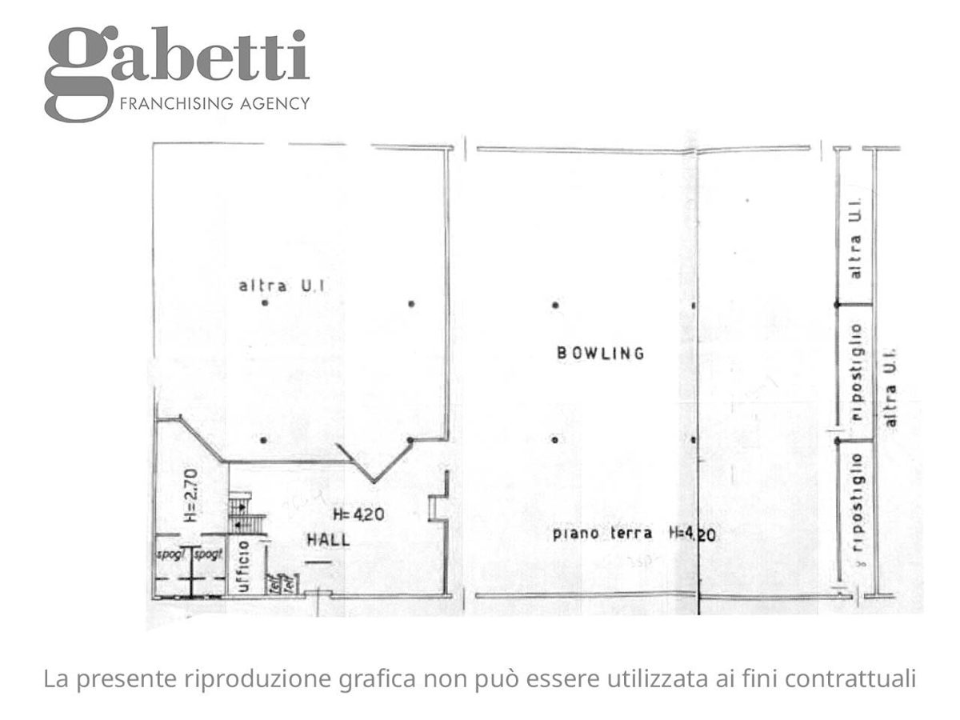 Capannone - Planimetry 1