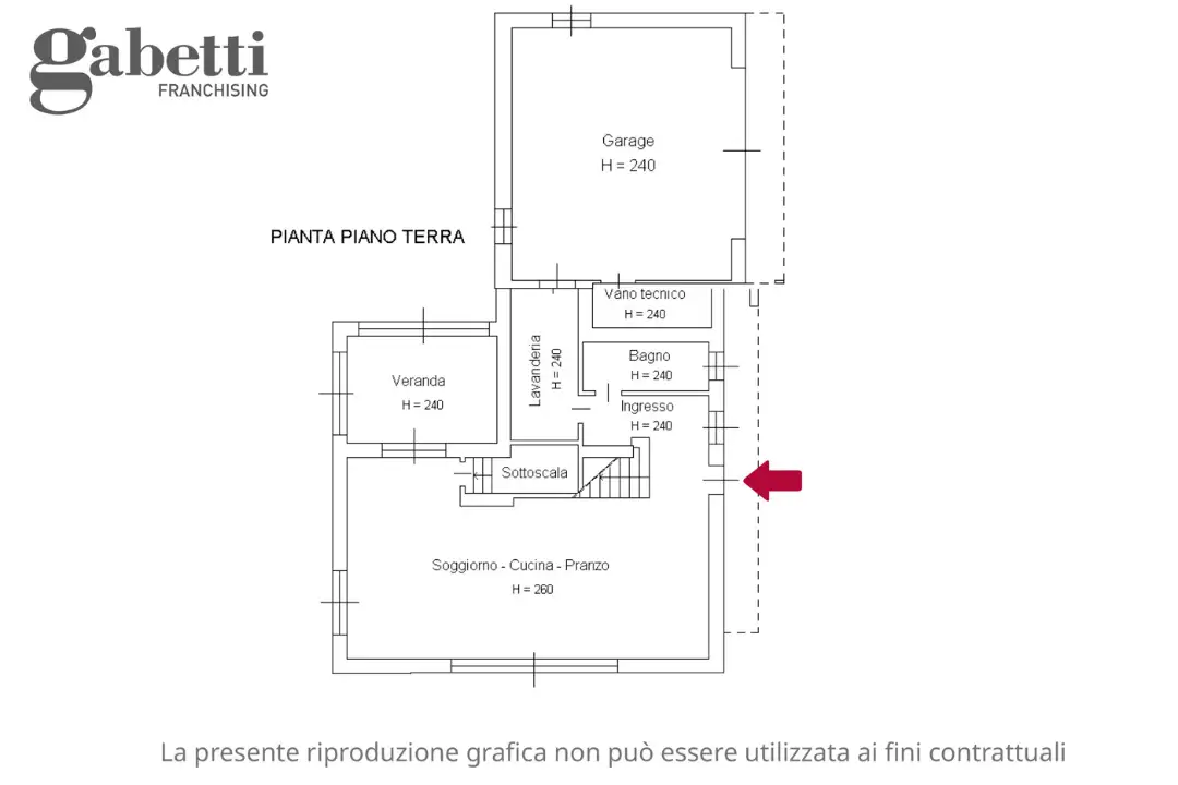 Casa Indipendente - Planimetry 1